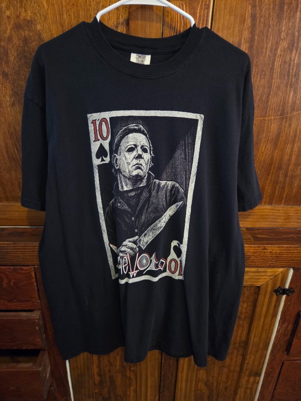 XL Black Heavy T-shirt with print